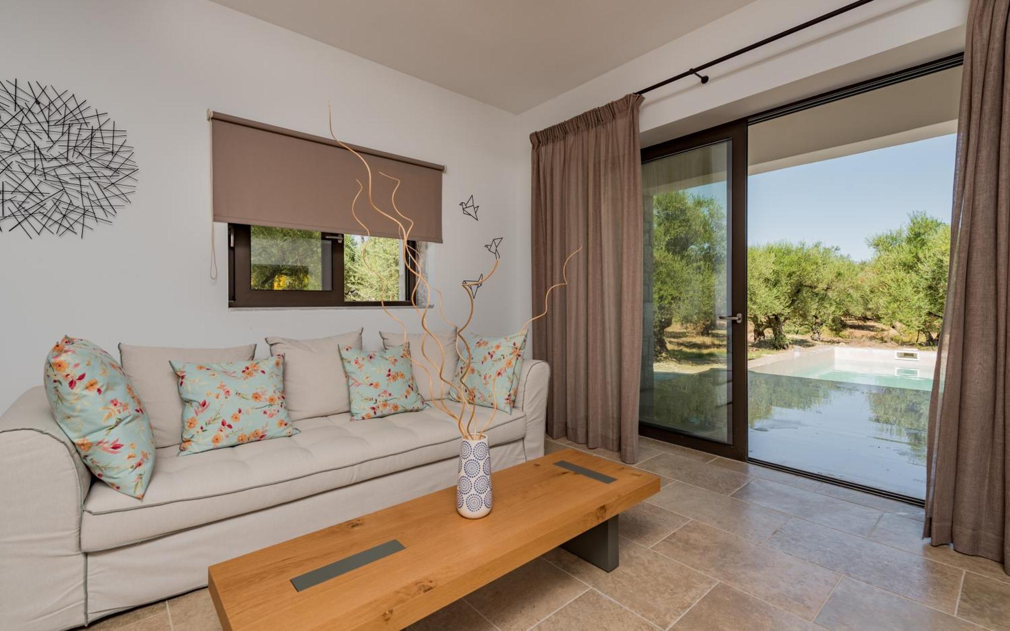 Astarte Villas - Petra Elia Private Villa With Pool Plános Exteriör bild