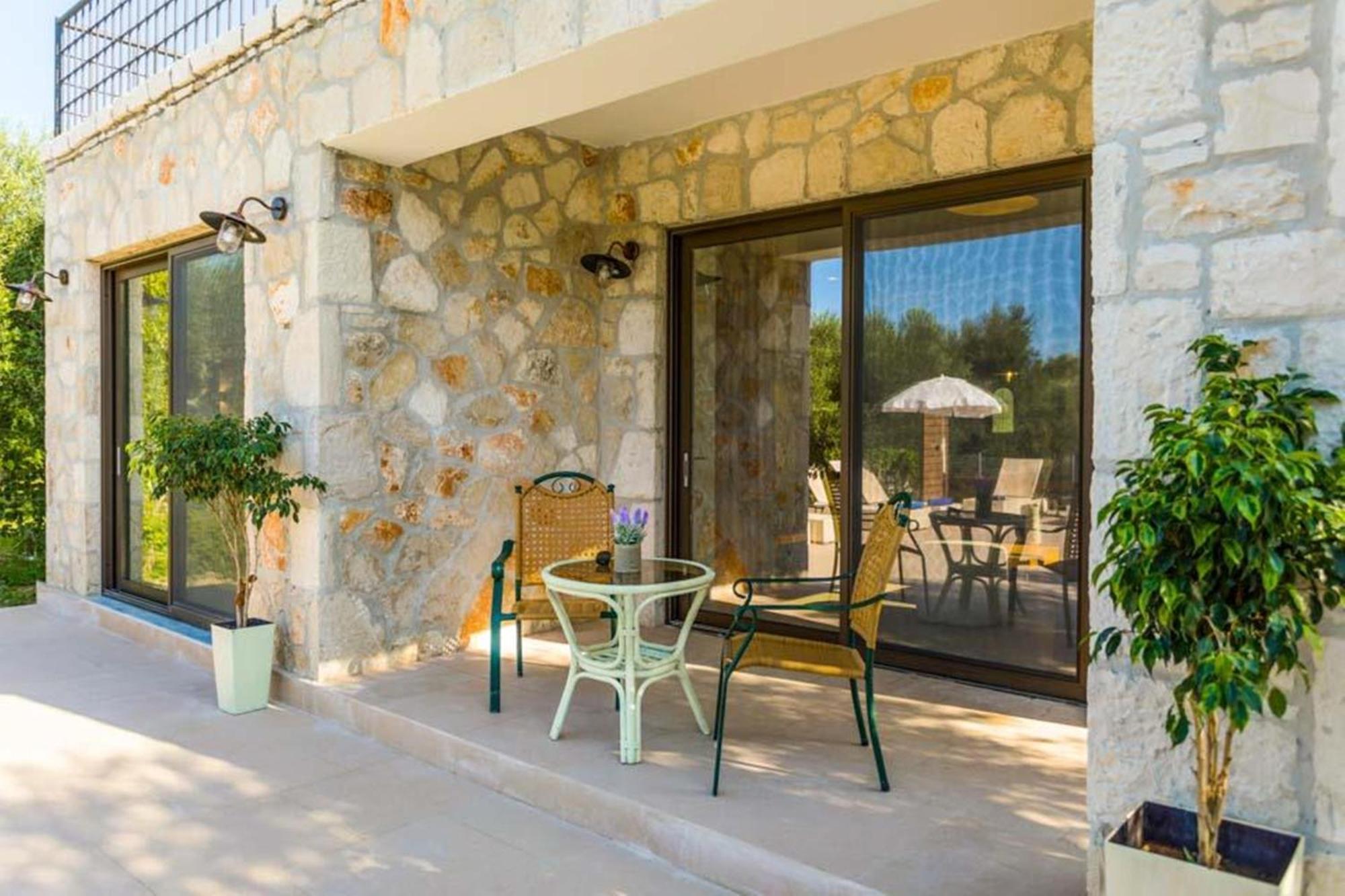 Astarte Villas - Petra Elia Private Villa With Pool Plános Exteriör bild