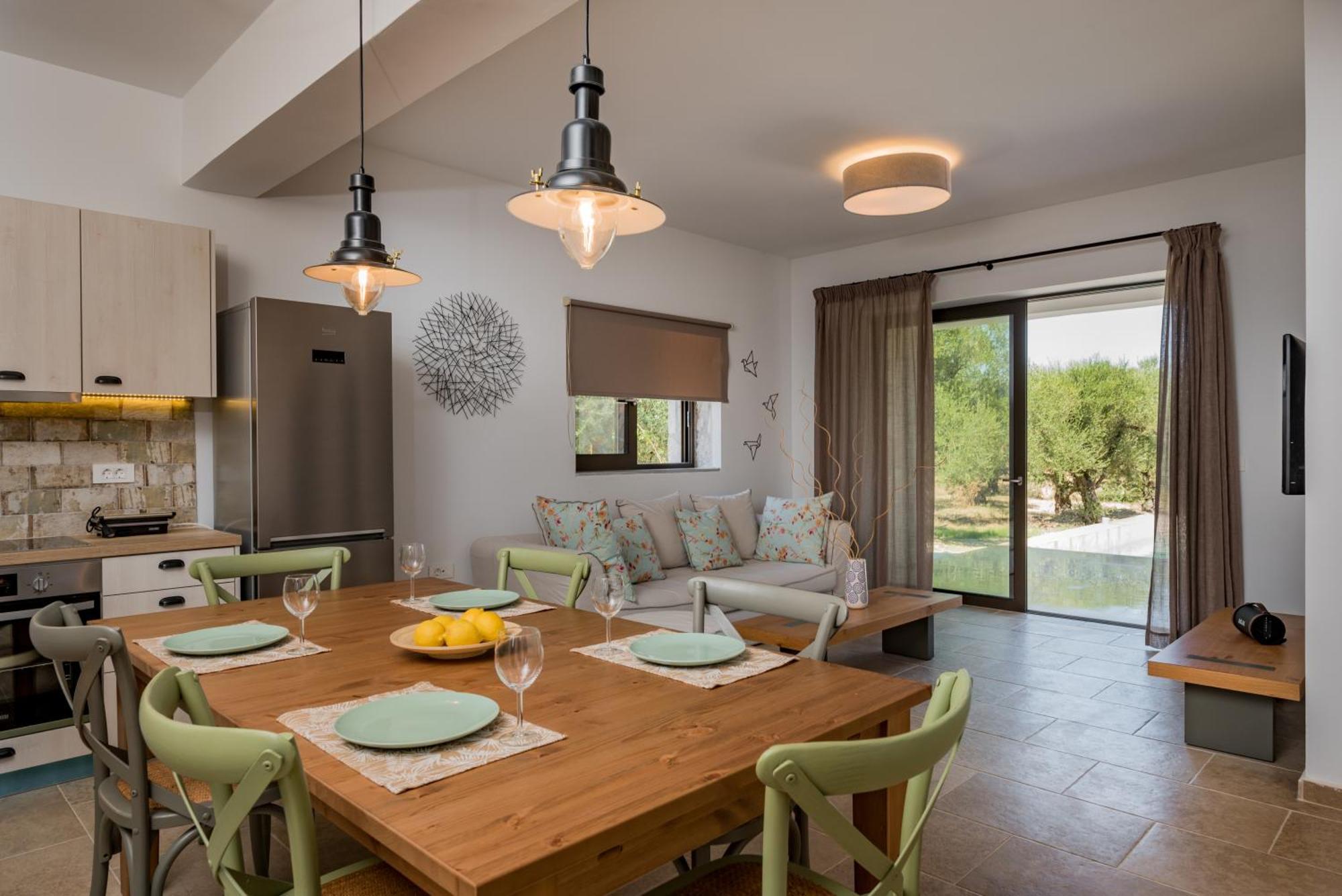 Astarte Villas - Petra Elia Private Villa With Pool Plános Exteriör bild